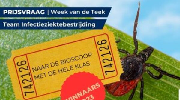 GGD bezoekt winnaars prijsvraag Week van de Teek 2023