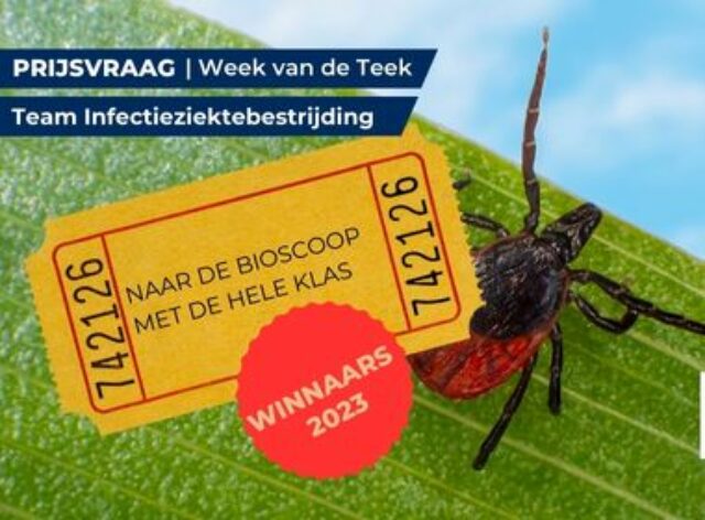 GGD bezoekt winnaars prijsvraag Week van de Teek 2023